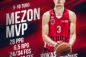 Penktosios Mezon NKL savaitės MVP: Rokas Stankevičius