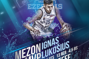 Mezon NKL savaitės MVP: Ignas Lukošius