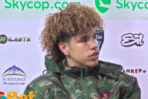 LaMelo Ballas: „Neįprasta tai, kad sirgaliai pūtė dūdas“