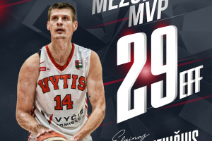 Mezon NKL savaitės MVP: Edvinas Jezukevičius