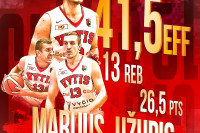 NKL savaitės MVP – savo rekordus gerinęs Marijus Užupis