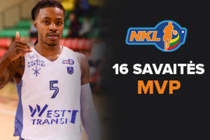 NKL 16-osios savaitės MVP – Jalenas Riley