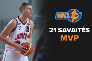 NKL 21-osios savaitės MVP – Martynas Linkevičius