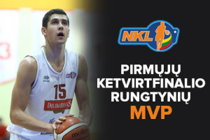 NKL ketvirtfinalio pirmojo mačo MVP – Šarūnas Beniušis