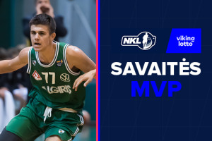 VIKINGLOTTO–NKL 1-osois savaitės MVP – Kerr Kriisa