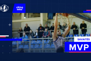 VIKINGLOTTO-NKL šeštosios savaitės MVP – Ignas Lukošius