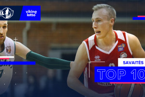 VIKINGLOTTO-NKL septintosios savaitės gražiausių epizodų Top 10