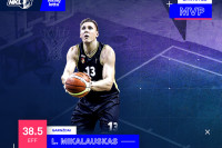 Savaitės MVP pripažintas Laurynas Mikalauskas