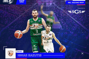 VIKINGLOTTO-NKL 2019-2020 m. sezono naudingiausias krepšininkas – Ignas Razutis