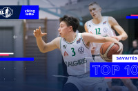 NKL 1-osios savaitės Top 10