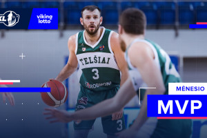 NKL – VIKINGLOTTO sausio mėnesio MVP – Ignas Razutis