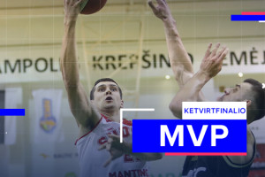 NKL – VIKINGLOTTO ketvirtfinalio MVP – Šarūnas Beniušis