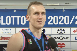 Reguliariojo sezono MVP Aurelijaus Pukelio komentarai laimėjus trečią vietą