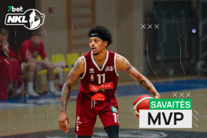 Septintosios savaitės MVP – Darionas Rackley