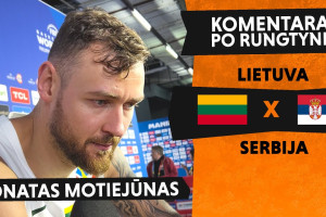 Motiejūnas: „Šiandien mus išgaudė“