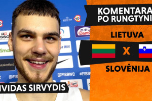 Sirvydis: „Trenerių ir žaidėjų veiduose atsirado šypsenos“