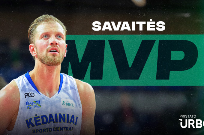 „URBO-NKL“ penktosios savaitės MVP – Rokas Ūzas