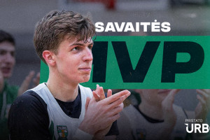 „URBO-NKL“ keturioliktosios savaitės MVP – Jokūbas Rudaitis